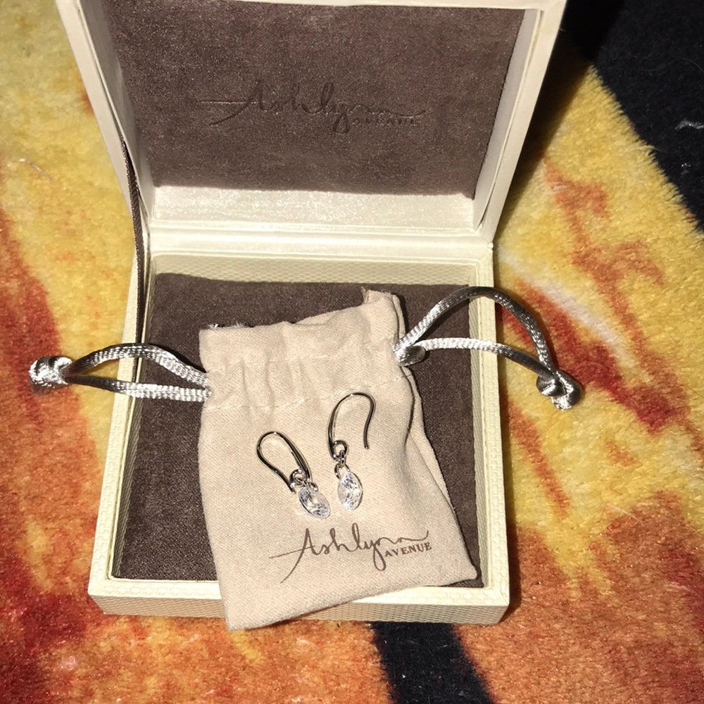 Ashlynn Avenue Symphony Faye Button Drop Earrings